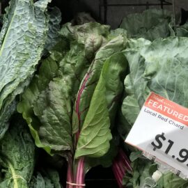Local produce on sale at North Market