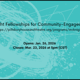 McKnight Fellowships for Community Engaged Artists Banner